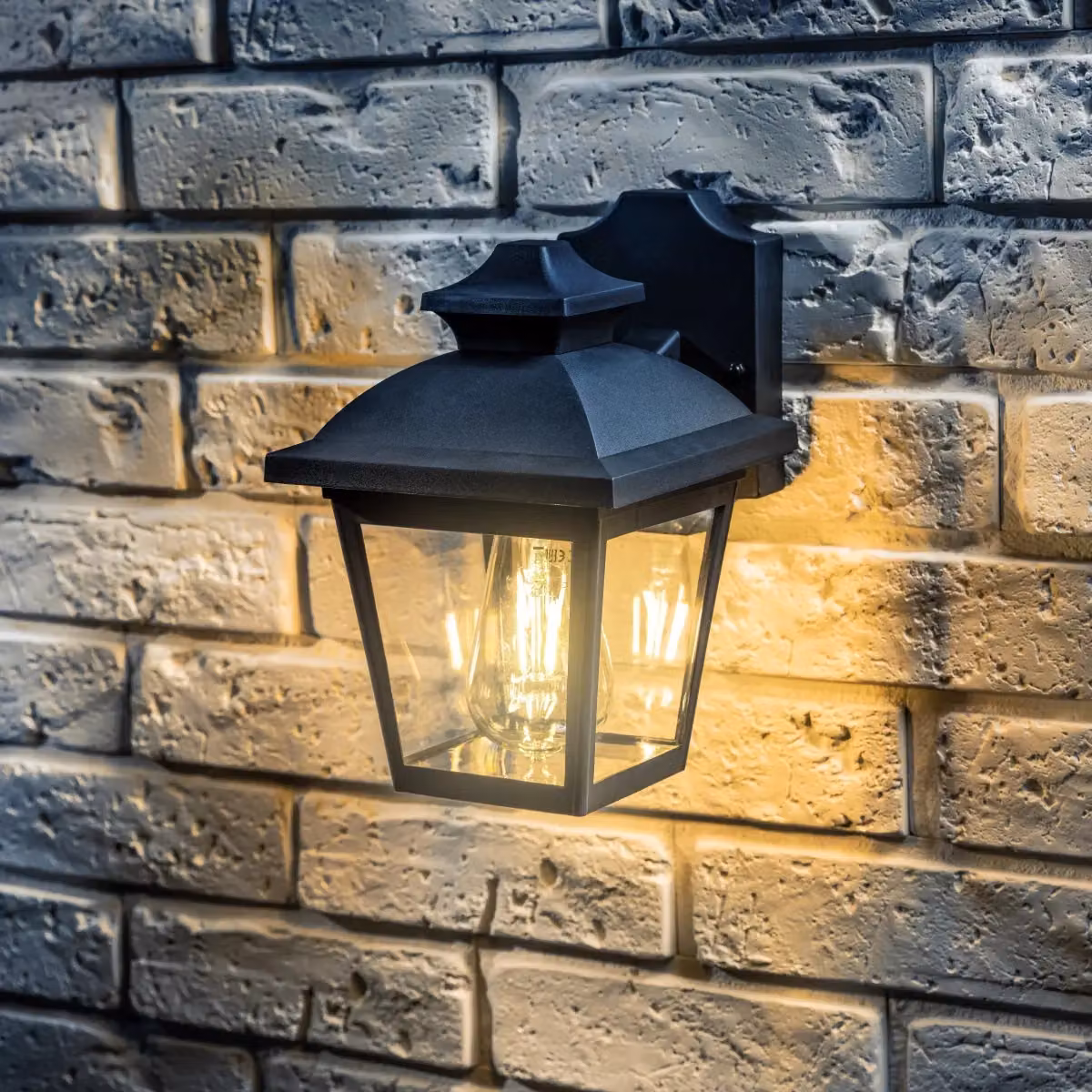 CGC Lighting Hope Black Industrial Outdoor Wall Lantern Light – 3