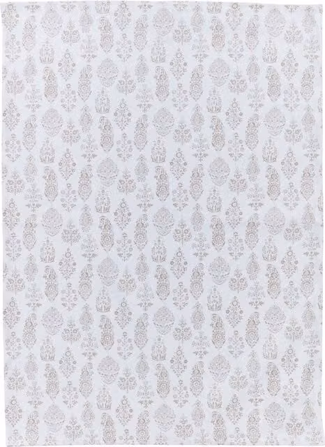 Murmur Aria and Clodagh Floral Cotton Tea Towels, Beige and Multicolour, Pack of 2