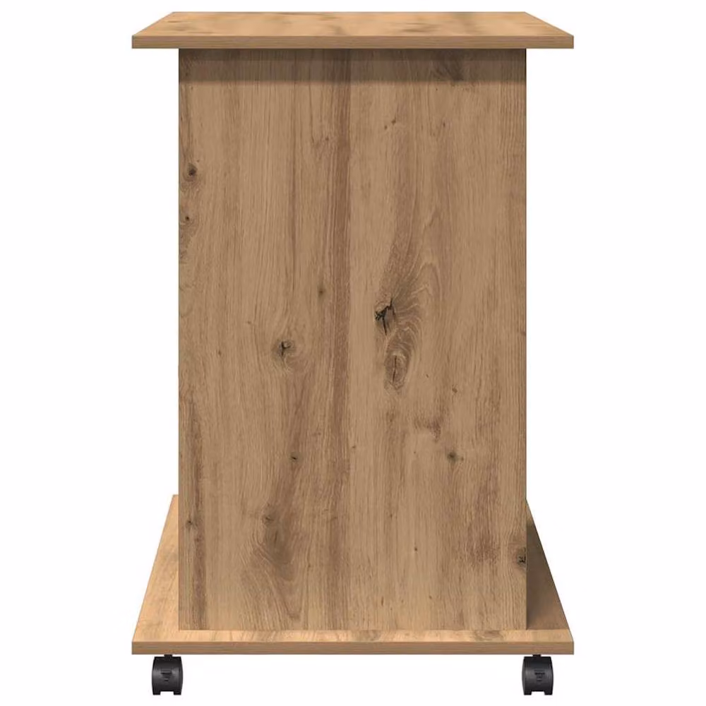 Berkfield Home Modern Computer Desk in Artisan Oak Brown, W/D/H: 80 x 50 x 75 cm – 4