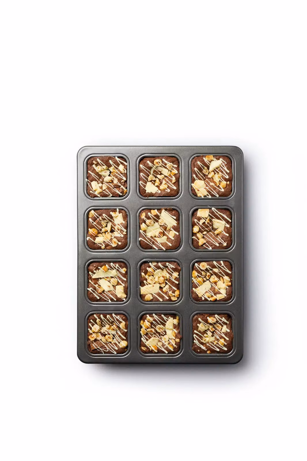 MasterClass Non-Stick Carbon Steel 12 Hole Brownie Tin in Grey – 3