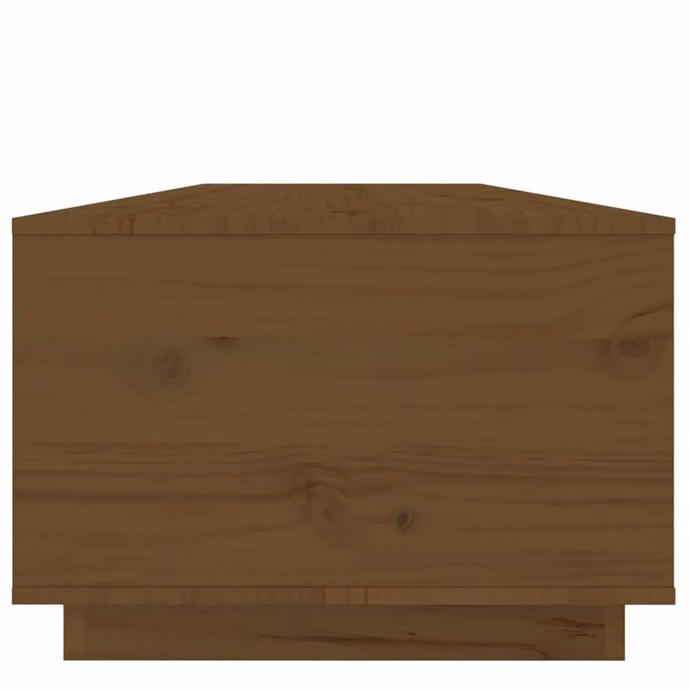 Berkfield Home Beautiful Coffee Table in Honey Brown Solid Pine Wood, W/D/H: 100 x 50 x 35 cm – 3