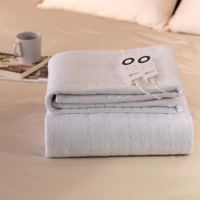 Neo Electric Heated Underblanket in White, Double, W/D/H: 140 x 200 cm
