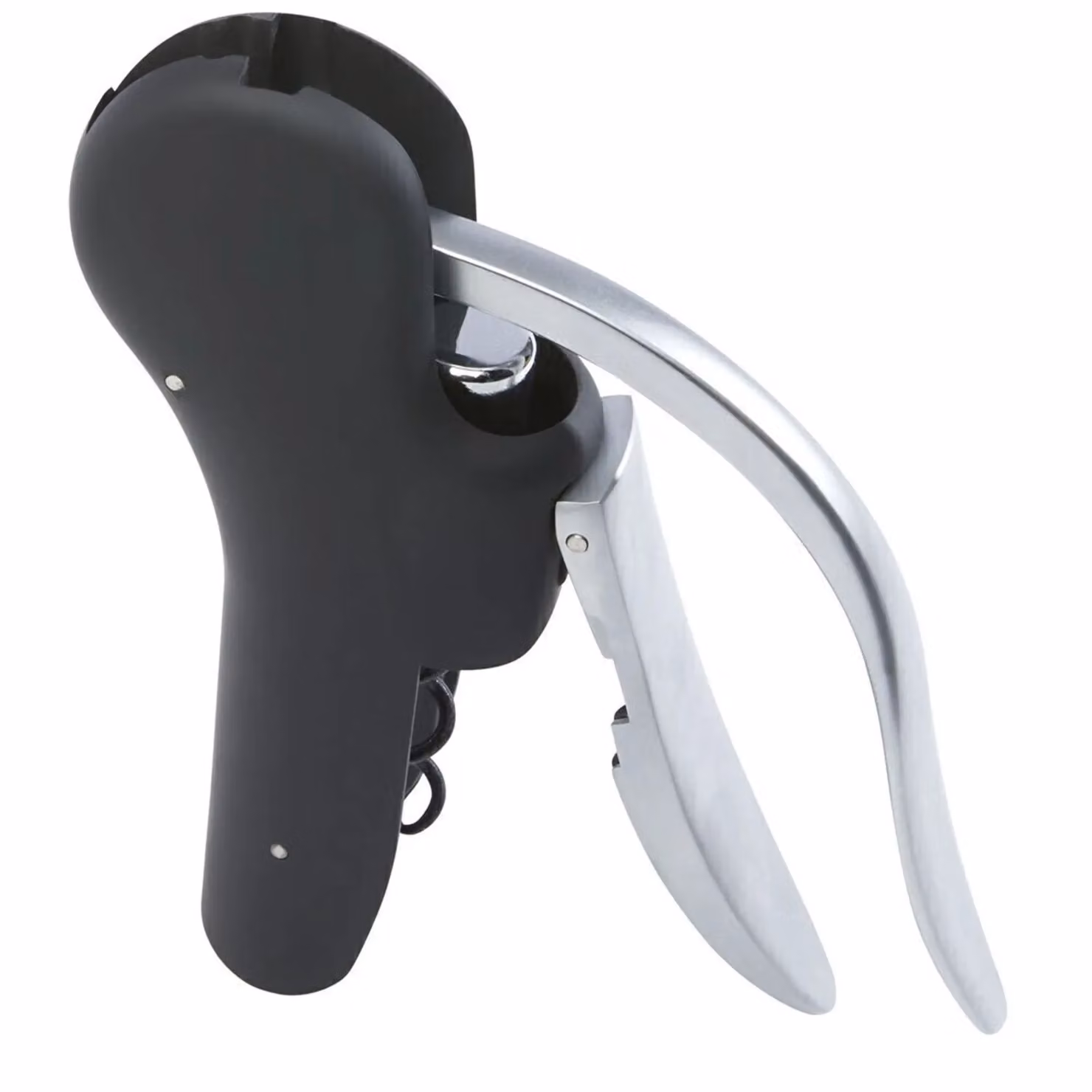 Seasons Nebby Bamboo Corkscrew with Foil Cutter in Natural Beige and Black – 2