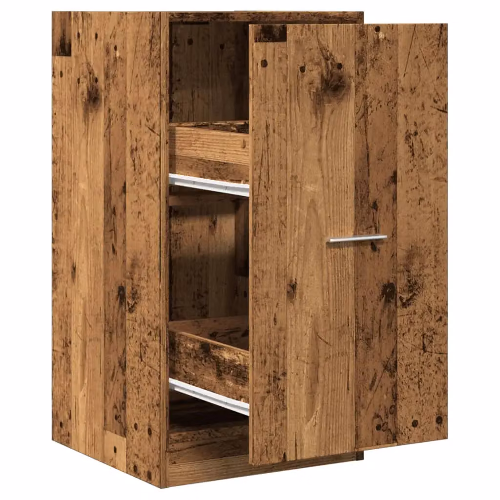 Berkfield Home Apothecary Cabinet in Brown Engineered Wood, W/D/H: 40 x 41 x 77.5 cm – 2
