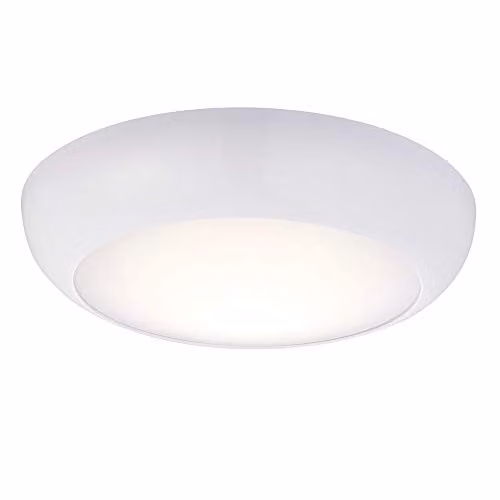 Netlighting Forca Integrated LED Outdoor Flush Light in White with Emergency Function, IP65 and IK08 Rated