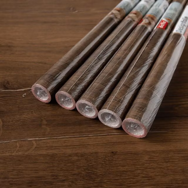 dc fix Flagstaff Oak Self Adhesive Vinyl Wrap for Kitchen Doors and Worktops, Brown, W: 67.5 cm, L: 2 m (Pack of 5)