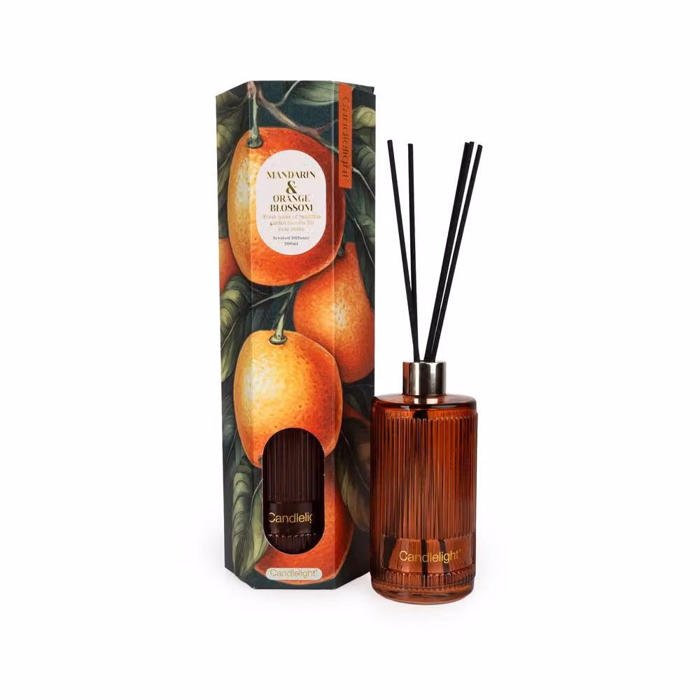 Madison & Mayfair Mandarin & Orange Blossom Reed Diffuser, 80 ml – 2