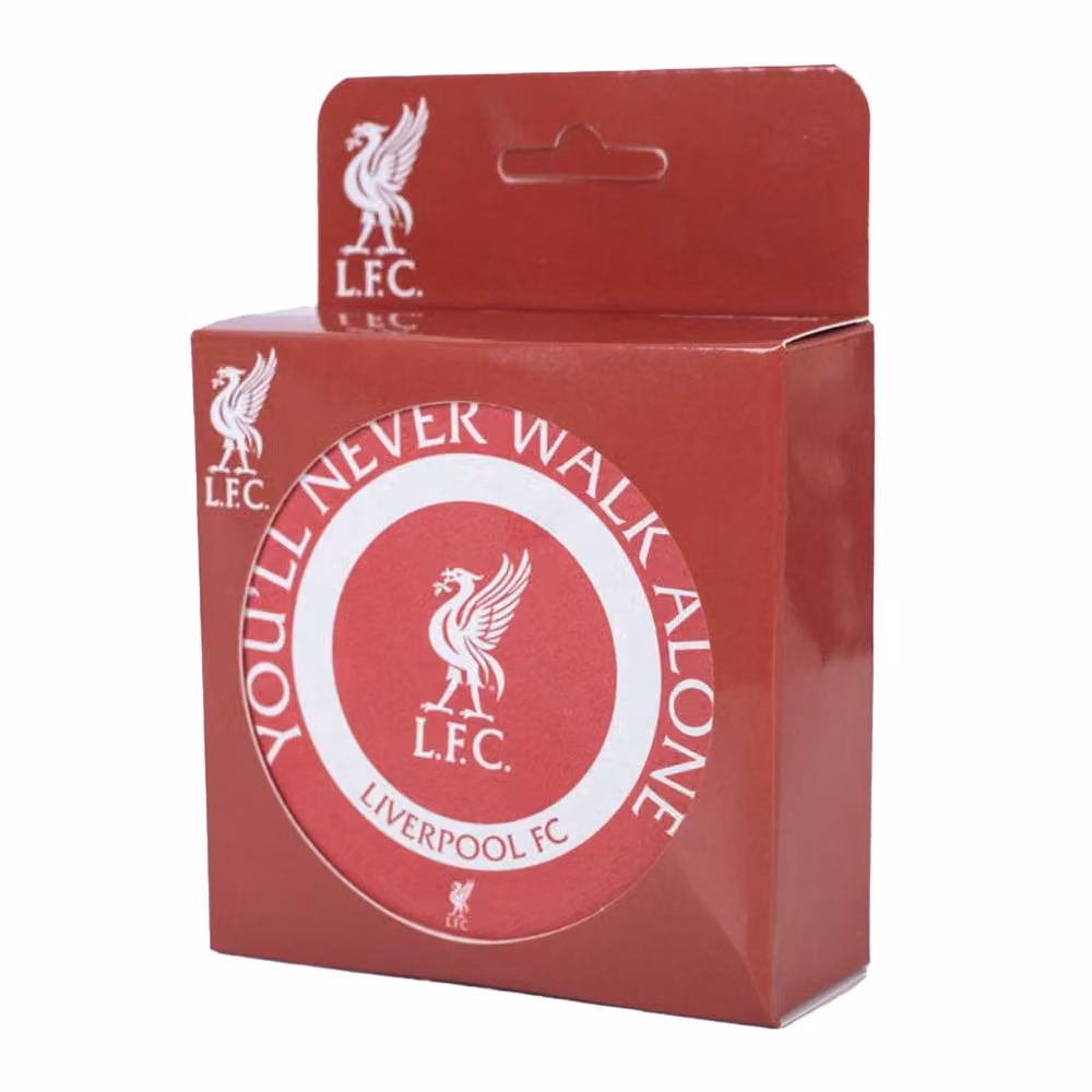 Liverpool FC Ceramic Coaster Set (Pack of 4) in Red and White – 3