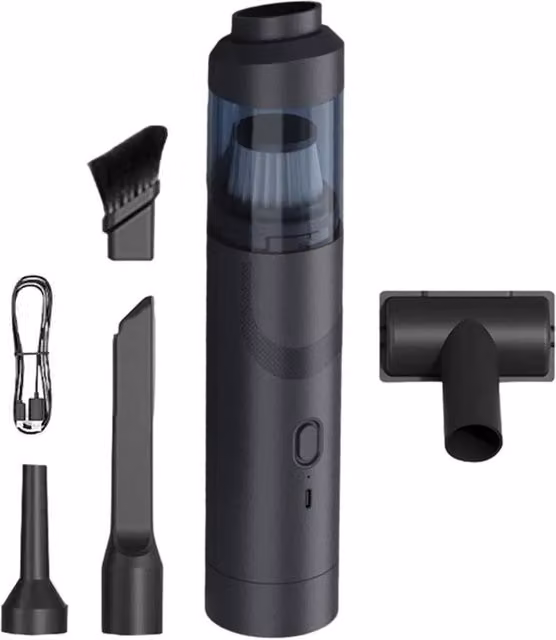 Nordara Slim Cordless Handheld Car Vacuum Cleaner with Blow Function in Black