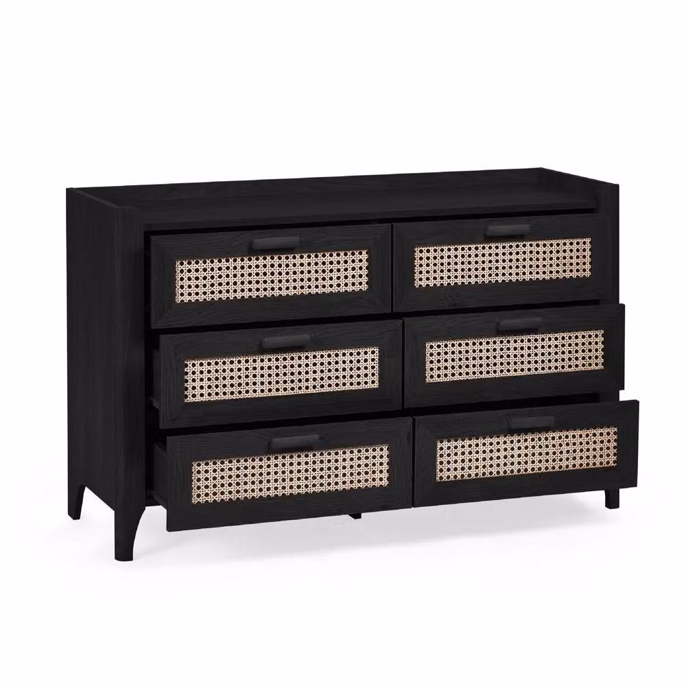 Cheshire Pacifica 6 Drawer Wide Chest in Black – 2