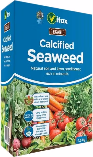 Vitax Organic Calcified Seaweed Slow Release Plant Tonic, 2.5 kg