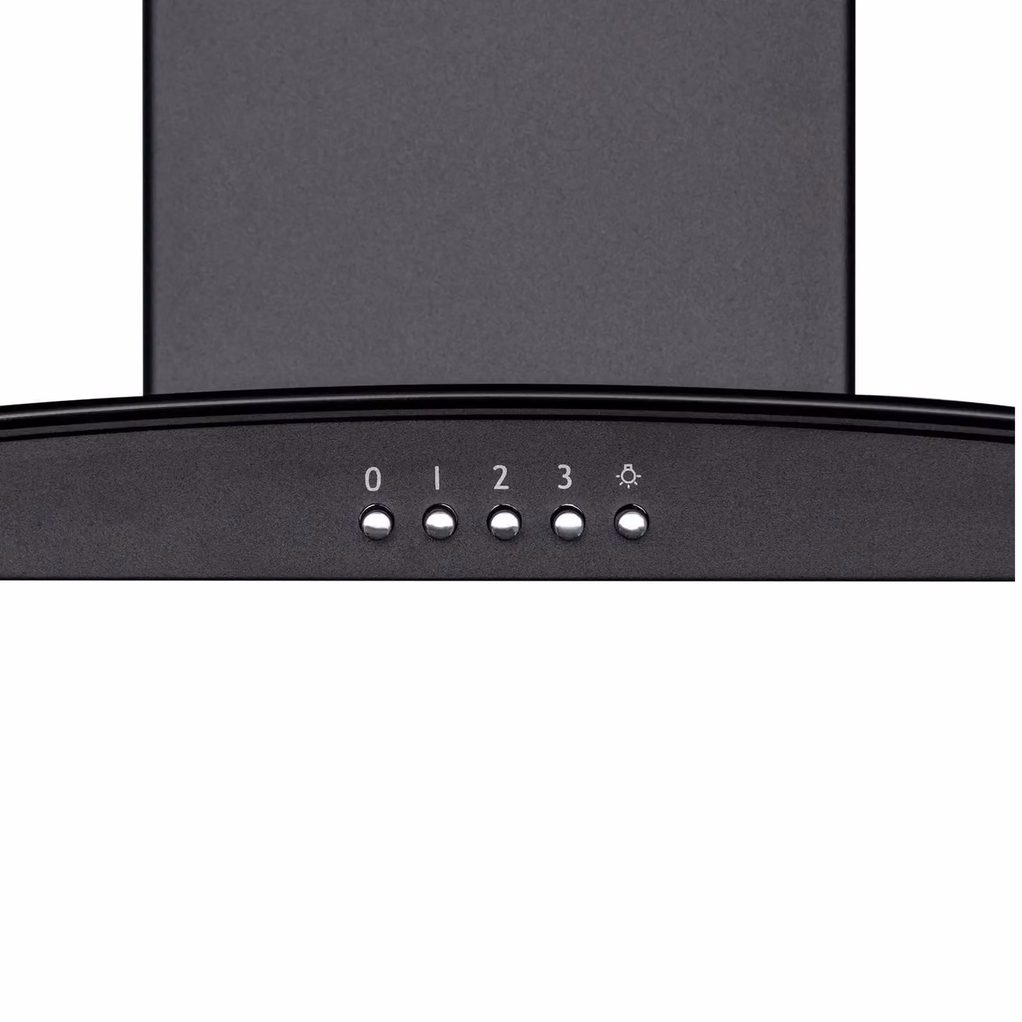 SIA CGH60BL Black Curved Chimney Cooker Hood Extractor Fan, Wall Mounted, 60 cm – 4