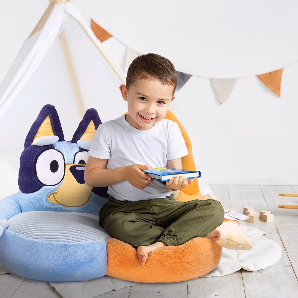 Bluey Multicolour Kids Plush Sofa Chair, W/D/H: 70 x 80 x 80 cm – 3
