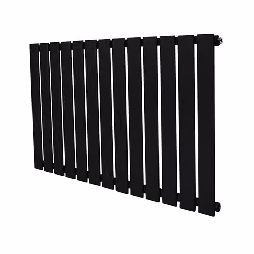 Monstershop Flat Single Column Radiator in Matt Black Steel, H 60 cm x W 91 cm – 11