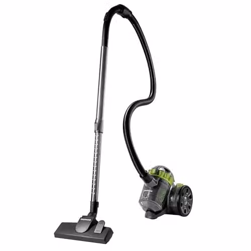 Daewoo Tornado Cyclonic 700W Bagless Cylinder Vacuum Cleaner in Grey with HEPA Filtration and 2L Capacity – 1