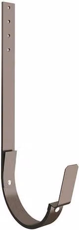 Lindab Brown Galvanised Steel Flex-Fit Rafter Bracket for 330mm Half-Round Gutters