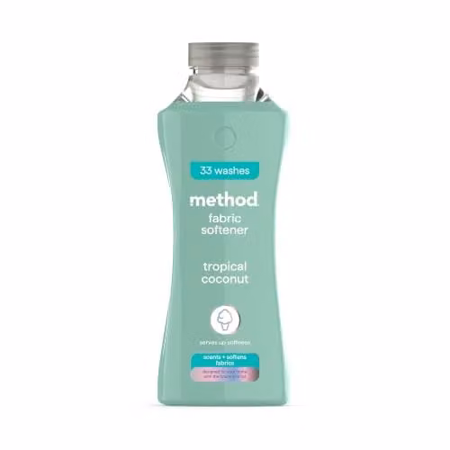 Method Fabric Softener Coconut 0.99 l White and Green