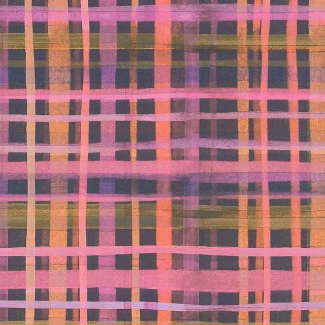 I Love Wallpaper Purple Abstract Checked Weave Wallpaper Roll