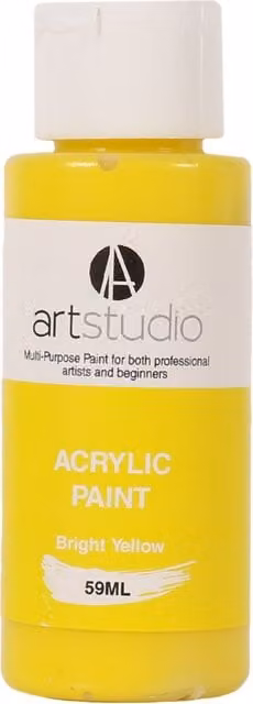 Art Studio Yellow Acrylic Paint for Professionals