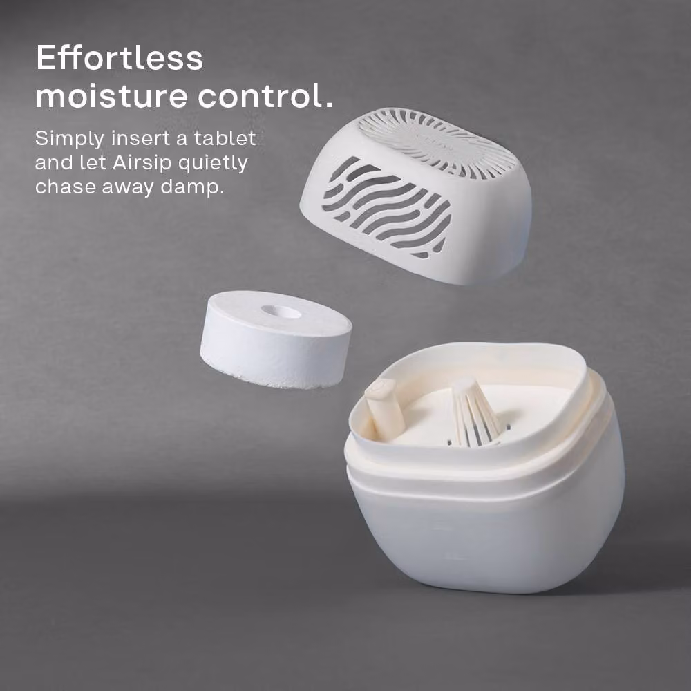 LIVIVO Reusable Dehumidifier with Refill Tabs, White – 3
