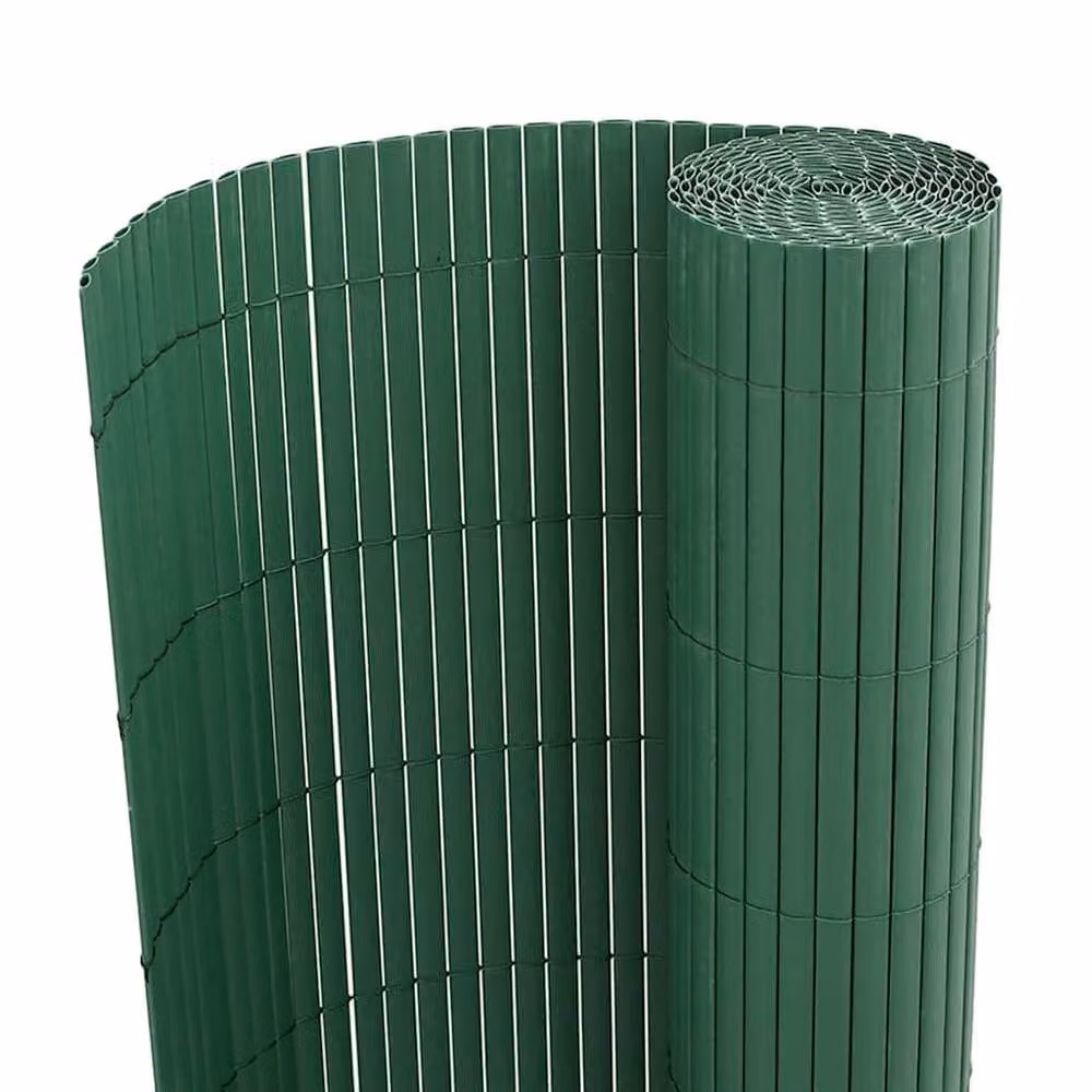 Berkfield Double-Sided Green PVC Garden Fence Mat, W: 300 cm, H: 180 cm – 4