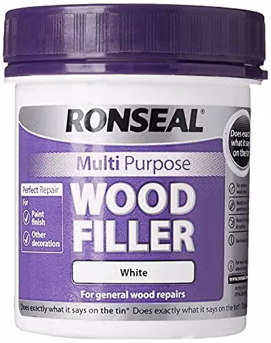 Ronseal Multi-Purpose Wood Filler, White, 250g – 1