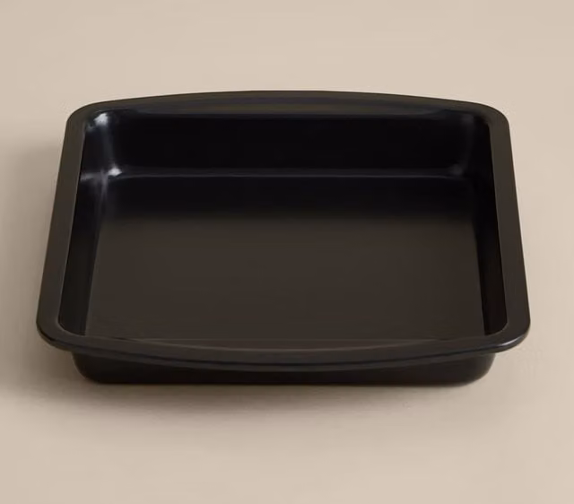M&S Carbon Steel Non-Stick Frying Pan, Charcoal Grey, Diameter: 22.86 cm
