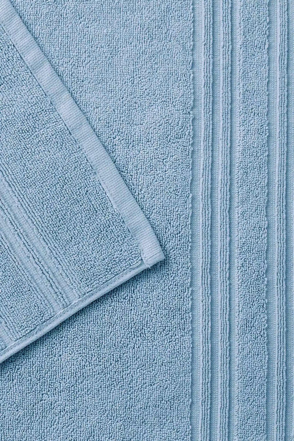 CHRISTY Serene Soft Tone 100% Combed Cotton Bath Mat in Light Blue – 2