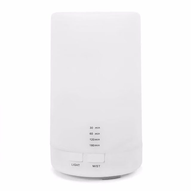 ValueLights White Tabletop Electric Aroma Diffuser with Mood Lighting and Timer