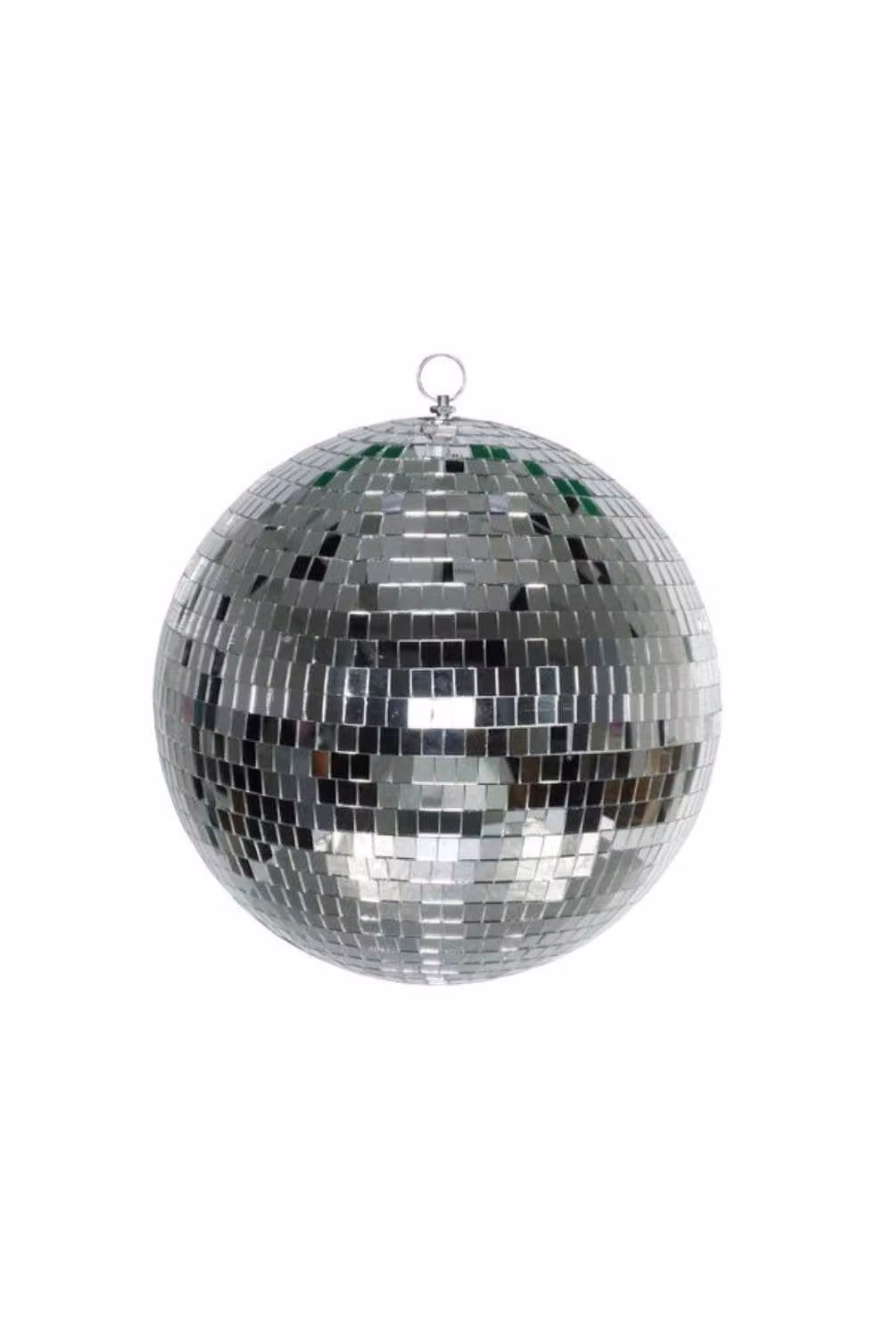 KDMD Silver Disco Bauble Glass Christmas Ornament, Diameter: 30 cm – 2