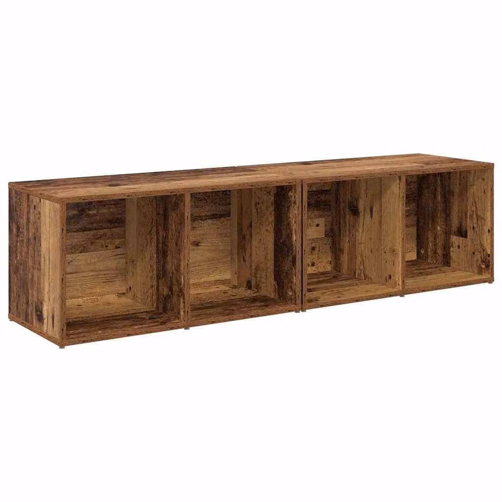 Berkfield Home Modern 2 Piece Old Wood Set in Brown – 3