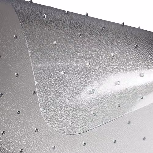 Floortex Ecotex BioPlus Rectangular Polycarbonate Chair Mat for Low Pile Carpets up to 12mm thick, Transparent, W: 116 cm x L: 150 cm – 2