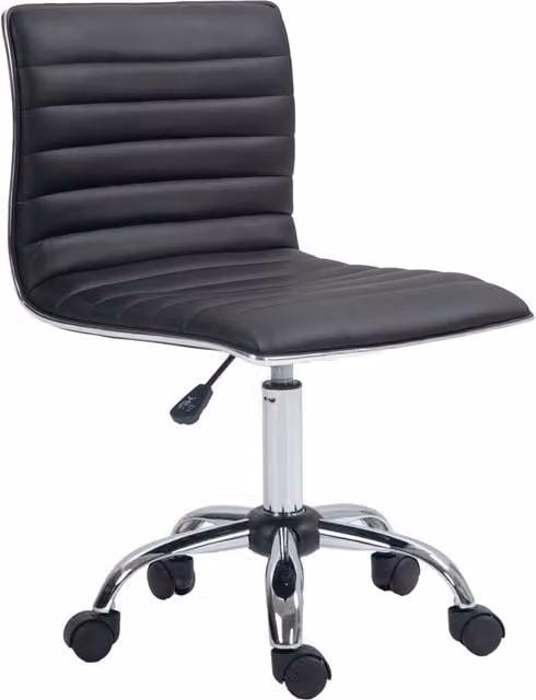 Kelvenix Ergonomic Executive Office Chair in Black Synthetic Leather