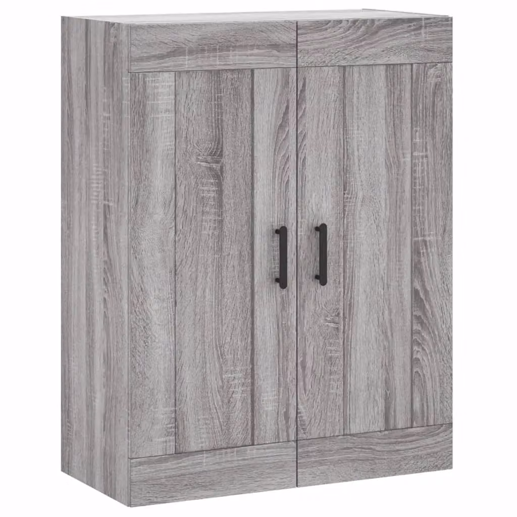 Berkfield Home Wall Mounted Cabinet in Grey Sonoma, W: 69.5 cm, D: 34 cm, H: 90 cm – 2