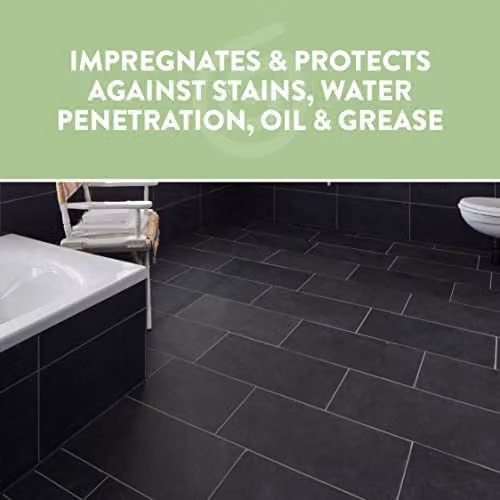 GLEAN Slate Sealer, Premium Water Based Impregnating Sealer with a Transparent Matt Finish, 1 Litre – 3