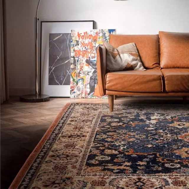 The Rug Shop UK Traditional Persian Oriental Area Rug in Blue, W/D: 195 x 290 cm – 1