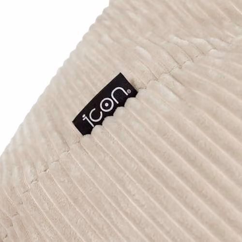icon Dalton Large Corduroy Bean Bag with Filling in Beige – 4