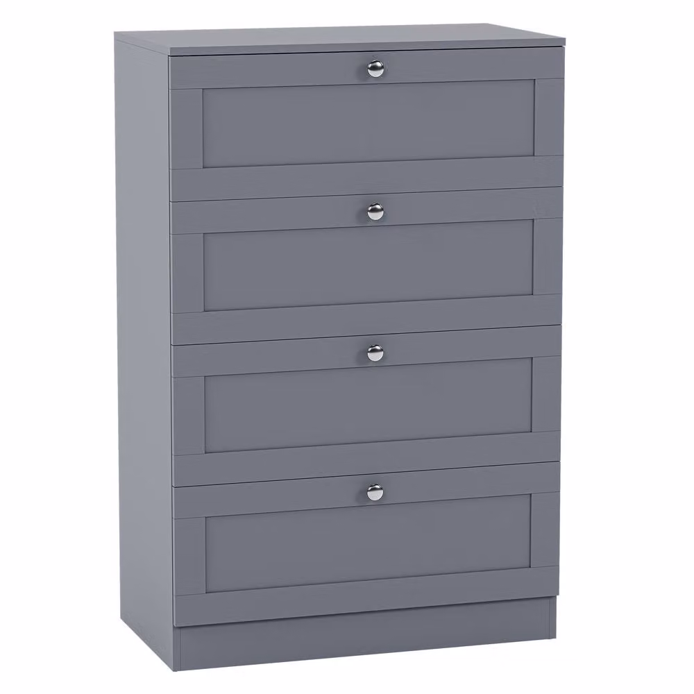 Home Discount Vida Designs Altino 4 Drawer Chest of Drawers in Grey – 3