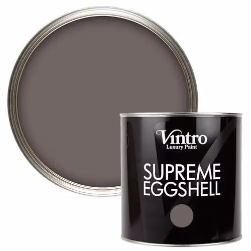 Vintro Eggshell Paint for Walls, Wood and Trim in Taupe Fresco, 2.5 l