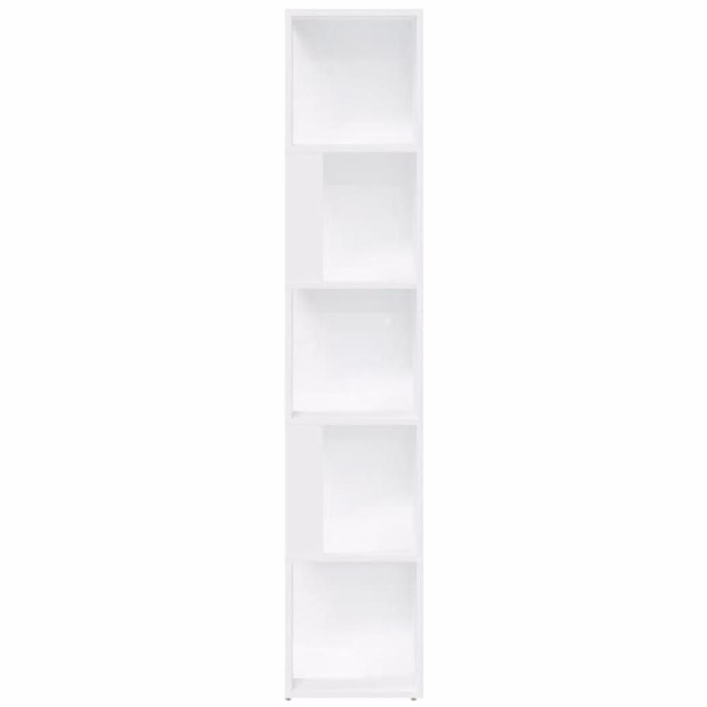 Berkfield Home Stylish White Corner Cabinet with Internal Shelves, W/D/H: 33 x 33 x 164.5 cm – 2