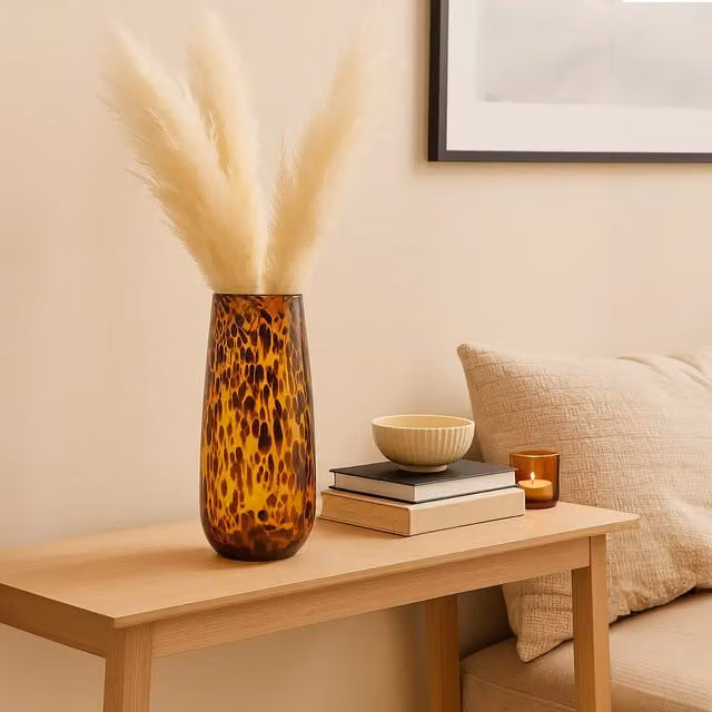 Interiors by Premier Hermosa Gold Small Ceramic and Glass Bottle Vase in Gold and Brown
