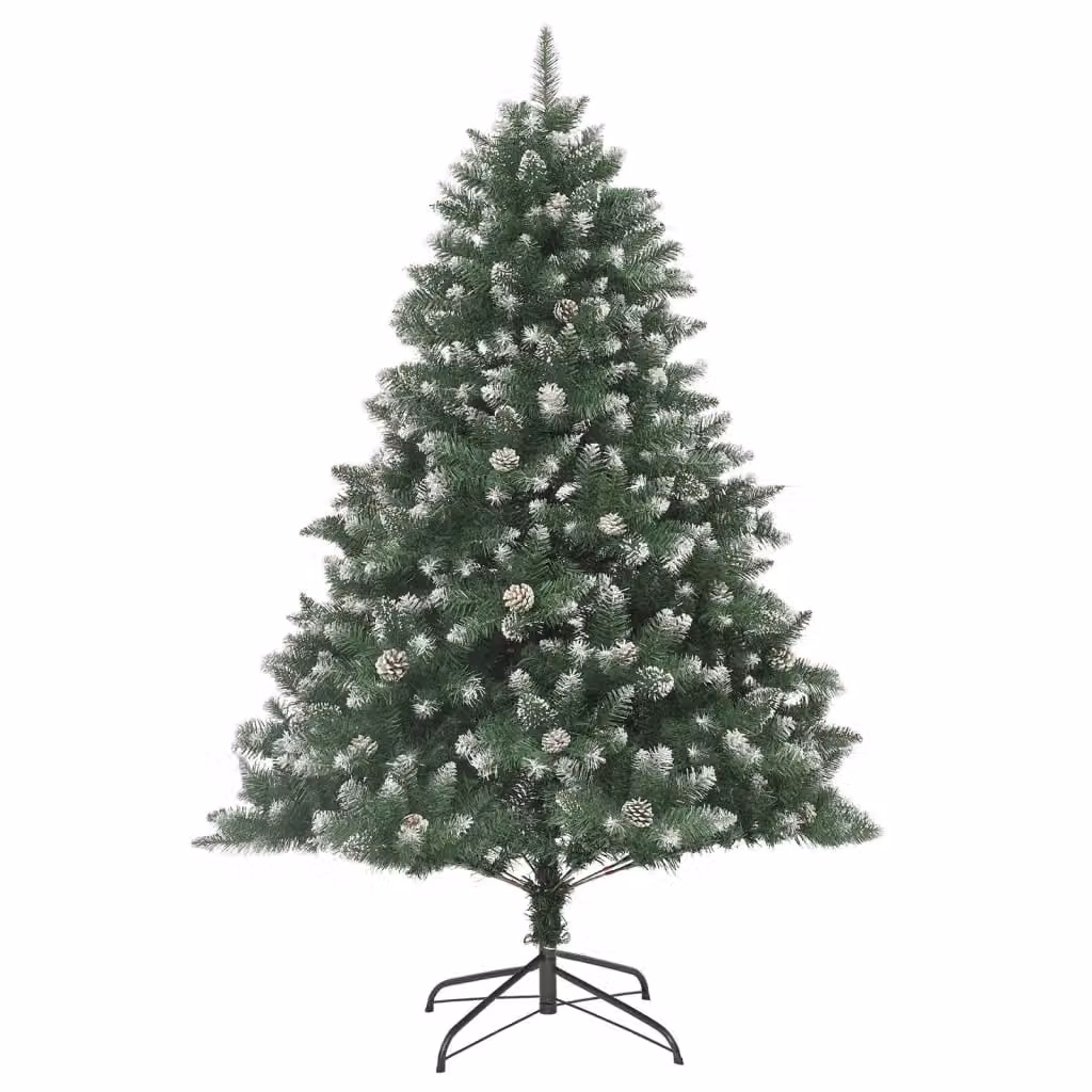 Berkfield Home Artificial Green Christmas Tree with Stand, Height: 210 cm – 2