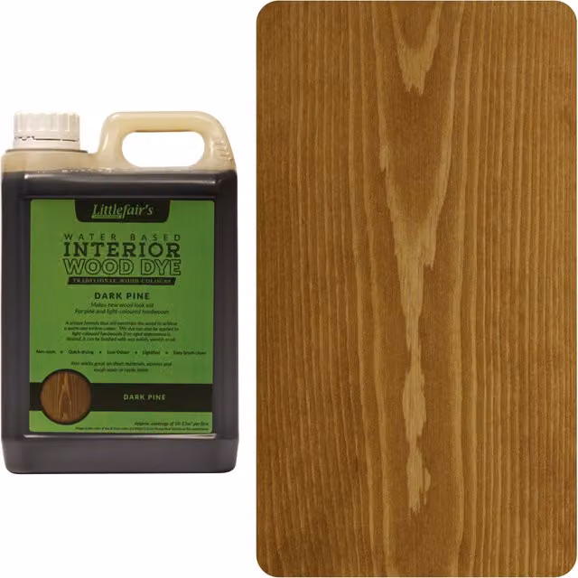 Littlefair's Indoor Wood Stain in Dark Pine, Brown, 25 l