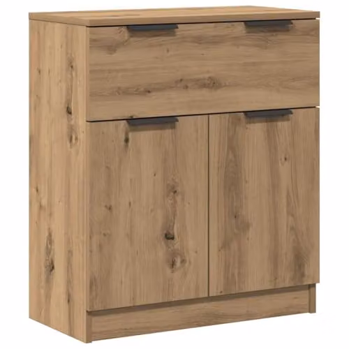 vidaXL Artisan Oak Sideboard in Brown, W/D/H: 60 x 30 x 70 cm