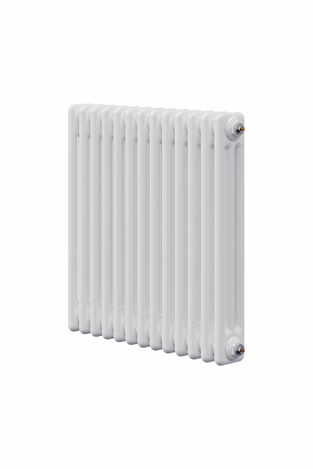 Living and Home White 3 Column Horizontal Radiator, W/D/H: 60.0 x 58.5 x 10.67 cm – 2