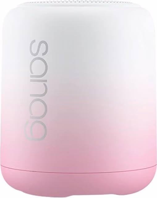 Sanag V10S Pro RGB Waterproof Dual Bluetooth Speaker with 12H Battery Life, Pink and White