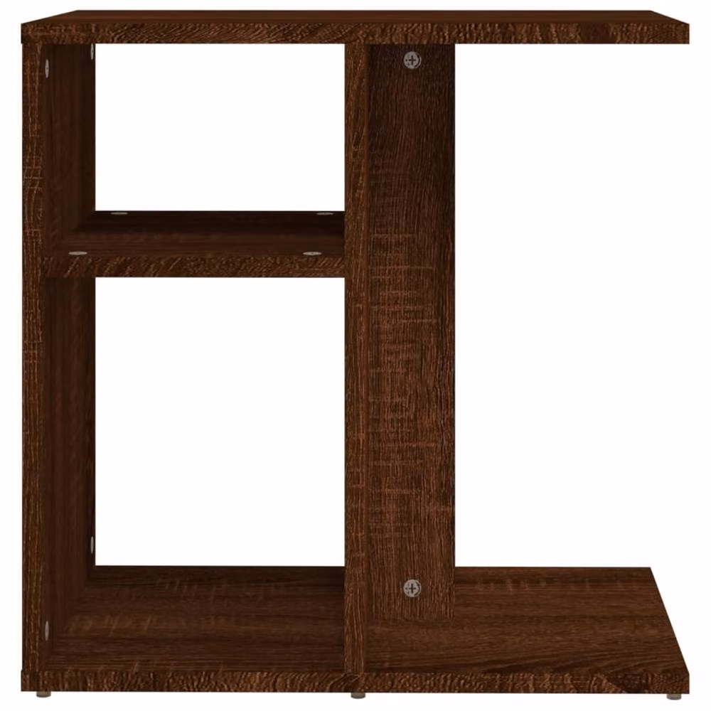 Berkfield Home Modern Brown Oak Side Table, W/D/H: 50 x 30 x 50 cm – 4