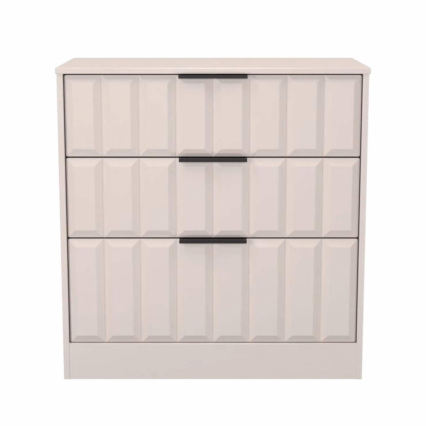 Ready Assembled 2 U Seattle 3 Drawer Deep Chest in Taupe/Beige