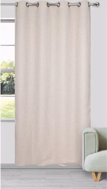 Divante Richmond Boucle Thermal Insulating Fabric Panel in Beige
