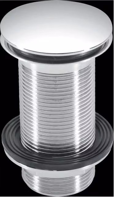 McAlpine CWU60-CB Chrome Plated Brass Clicker Basin Waste in Silver – 1